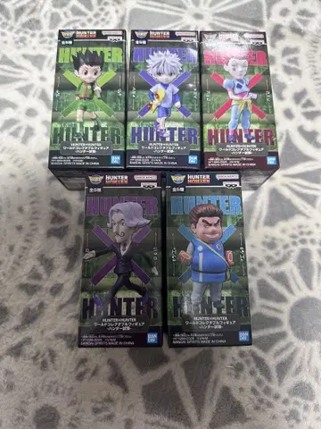 HUNTER x HUNTER 월드 컬렉터블 피규어 5종 세트