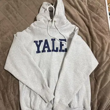 YALE 그레이 후드티 L 사이즈
