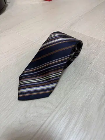 Paul Smith 네이비 스트라이프 넥타이