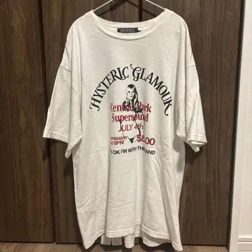 HYSTERIC GLAMOUR 티셔츠 M 화이트