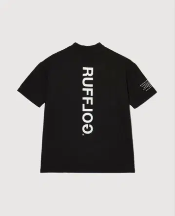 RUFFLOG VERTICAL LOGO MOCK NECK SHIRT M