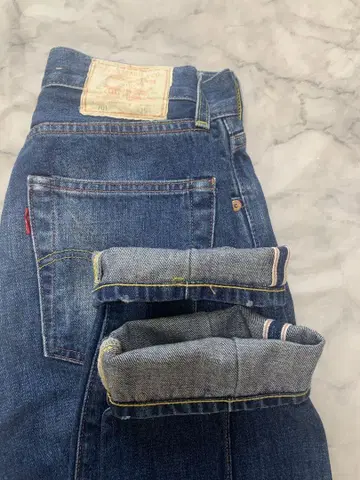 LEVI'S 리바이스 701 몬로 데님 블루 구제 의류 남녀 공용 W25