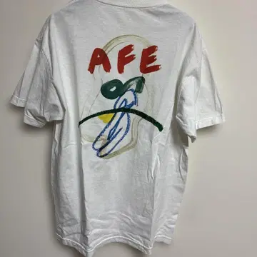 AFE 그래픽 티셔츠 화이트