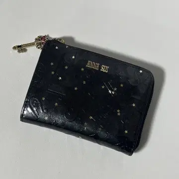 안나수이 ANNA SUI 스파클링 나이트 미니 지갑 네이비