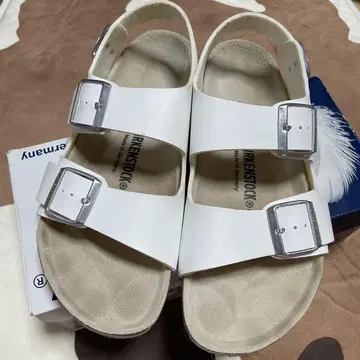 Birkenstock 화이트 샌들 25cm