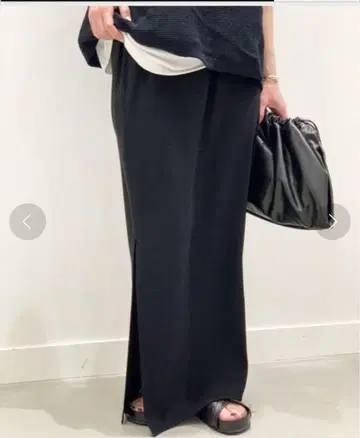 AP STUDIO 허리밴딩 맥시 스커트
