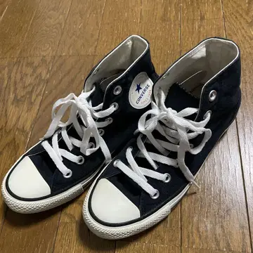 CONVERSE ALL STAR 블랙 하이컷 스니커즈 24.0cm