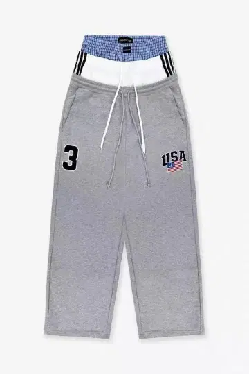 PROJECT 3 Layered Sweat Pants 스웨트 팬츠 새상품