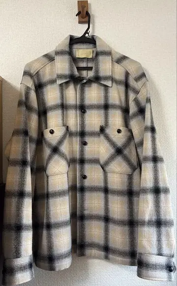 cantate Ombre Check Over Shirt