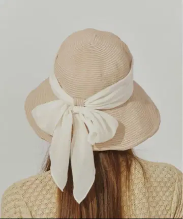Chapeau d'O 리본 포함 밀짚모자 57.5cm
