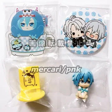 아이나나 타마키 와루모후 아크링 키링 캔뱃지 미니 피규어 3세트