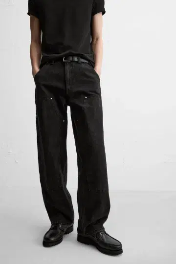 ZARA 자라 스트레이트 핏 카펜터 데님 EU44 jp34
