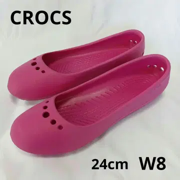 CROCS W8 플랫슈즈