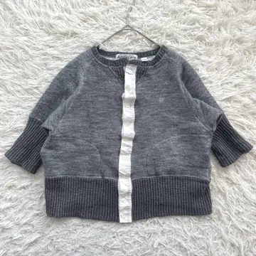AMERICANA 울 가디건 7부 일본제 크롭