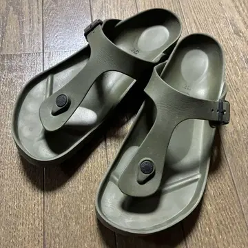 BIRKENSTOCK 기제 샌들 카키 올리브 27cm