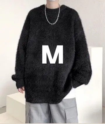 샤기 크루 니트 FVLMEN