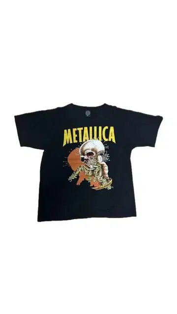 METALLICA 스컬 디자인 밴드 티셔츠 메탈리카