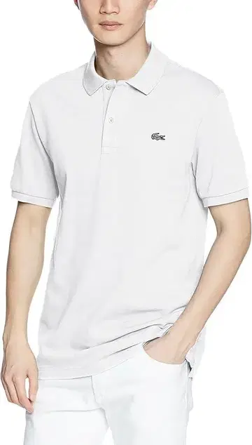 Lacoste 화이트 피케 셔츠