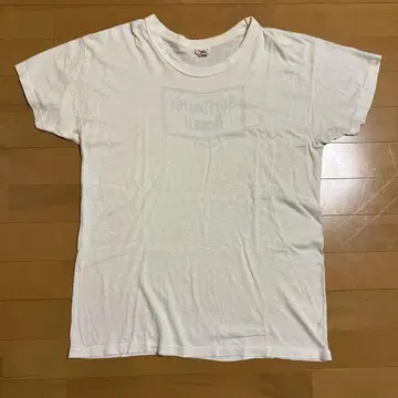 60s HANES 스며드는 프린트 티셔츠 빅사이즈