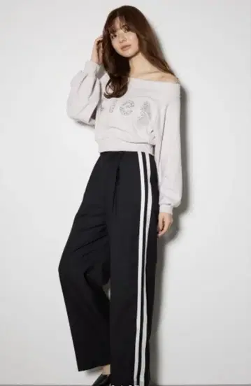 rienda 사이드 W 라인 저스트 웨스트 팬츠