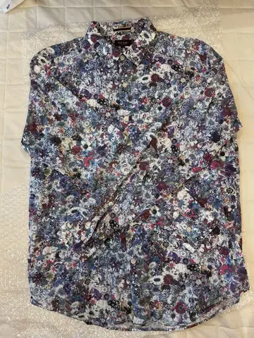 희귀 2012년 제조 Paul Smith 꽃무늬 긴팔 셔츠 L 사이즈
