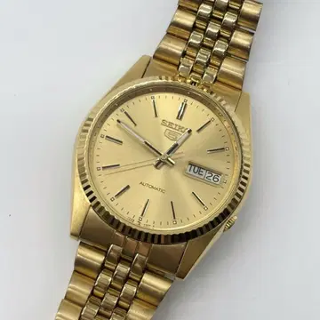 극미품 작동 SEIKO 5 세이코5 7009-3110 오토매틱 손목시계