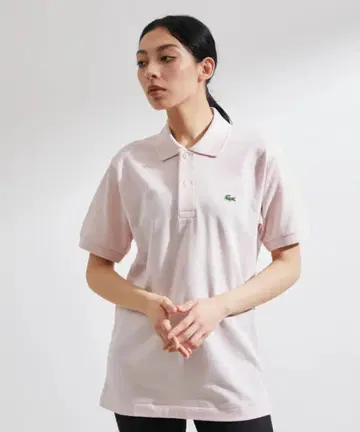라코스테 피케 셔츠 핑크