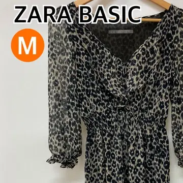 ZARA BASIC 무릎 기장 원피스 셔츠 원피스 M [ CT1493 ]