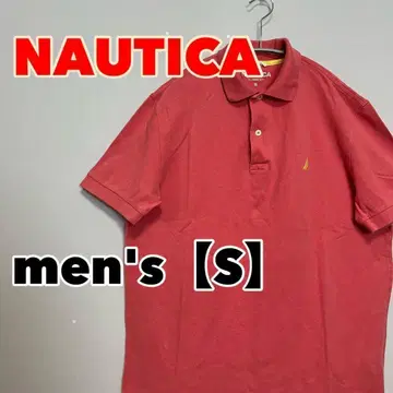 E371 [ NAUTICA ] 반팔 피케 셔츠 [ S ] 핑크