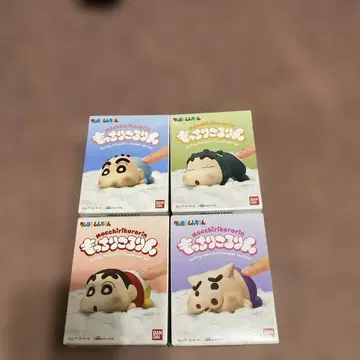 짱구는 못말려(크레용 신짱) 말랑말랑 마스코트 4체 세트
