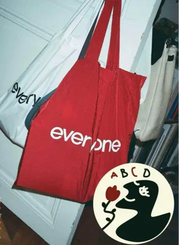 everyone nylon tote bag ABCD FLEURS