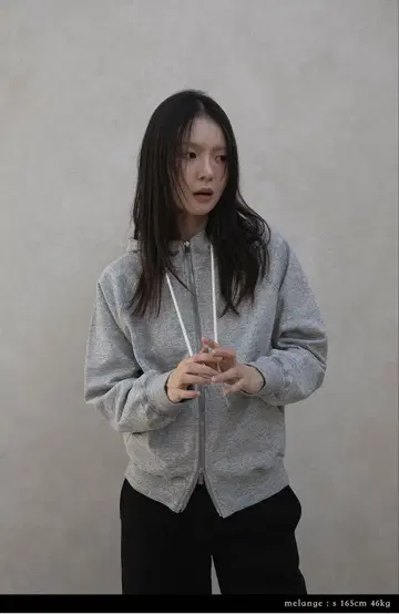 Nap Zipper Hoodie ( melange ) /OHOTORO