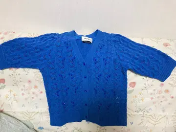 레이스 뜨개 가디건 뮈베르