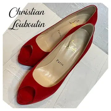 [새상품급] Christian Louboutin 오픈토 펌프스