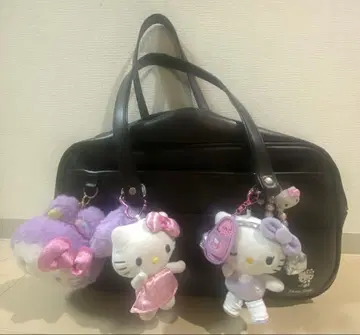 헬로키티 봉제 인형 포함 토트백