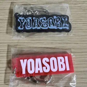 YOASOBI 가챠 로고 키링 아크릴 키링 2개