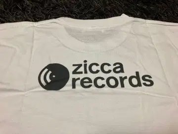 초기형 Zicca Records 로고 티셔츠 화이트 L size
