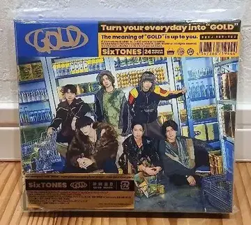 SixTONES 앨범 GOLD 초회판B CD+Blu-ray