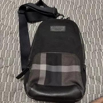 BLACK LABEL CRESTBRIDGE 바디백 블랙/그레이