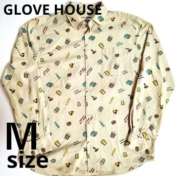 [ GLOVE HOUSE M ] 올 패턴 긴팔 셔츠 코튼 100%