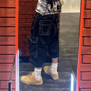 True religion 하프 카고 팬츠