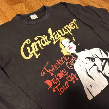 90년대 빈티지 Cyndi Lauper 롱티 신디 로퍼 XL