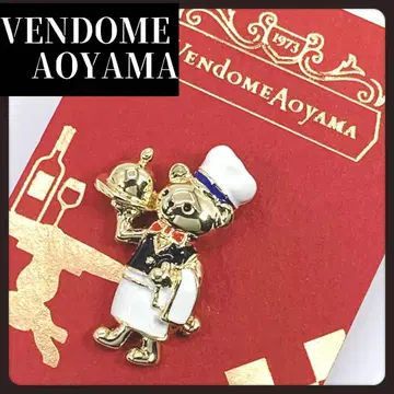 VENDOME AOYAMA 반돔 아오야마 핀 배지 브로치 곰돌이