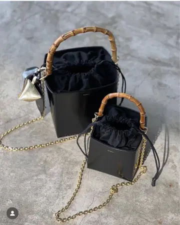 chieko plus bamboo cube large black