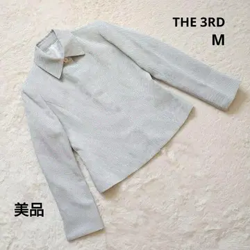 [ 새상품급 ] 더 써드 화이트 긴팔 자켓 고급 M