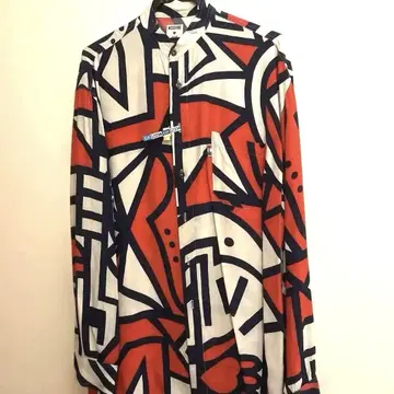 세련된 빈티지 MOSCHINO JEANS 긴팔 셔츠 L~2 L L