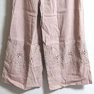 SamansaMos2 사만사 모스모스 밑단 자수 팬츠