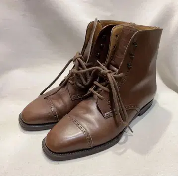 처치스 숏부츠 다크 브라운 가죽 Church's