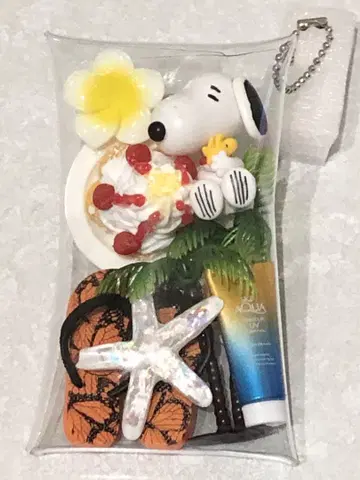 가챠 파우치 스누피&우드스탁 Hawaii 여행 1개
