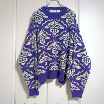 annasui nyc 다마스크 무늬 니트